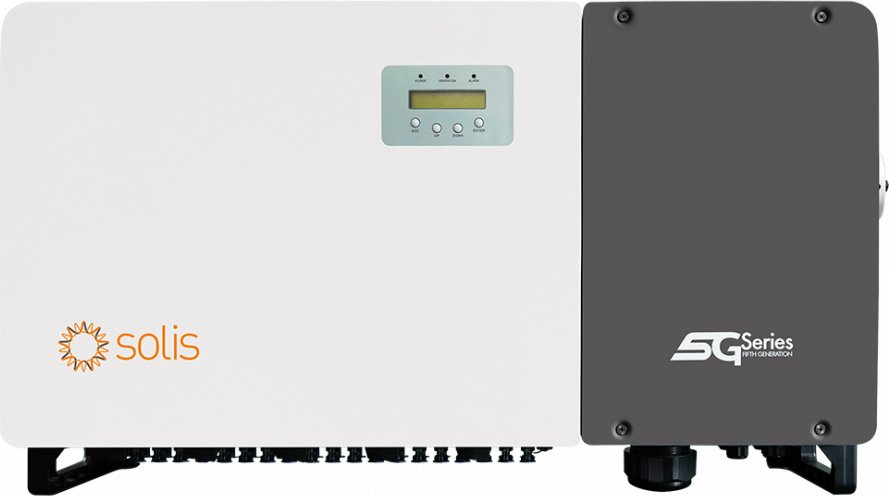 Solis 80K-5G 80,0kW solar inverters 5G, 3-fāzu, ar WIFI / GPRS / LAN