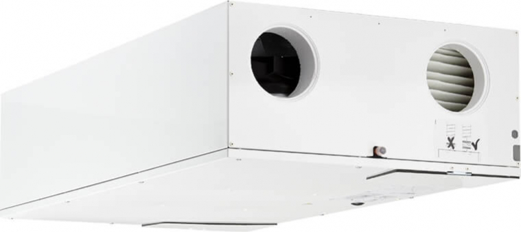 Dantherm pie griestiem montējam dzīvojamo telpu ventilācijas un rekuperācijas iekārta HCC 360P2