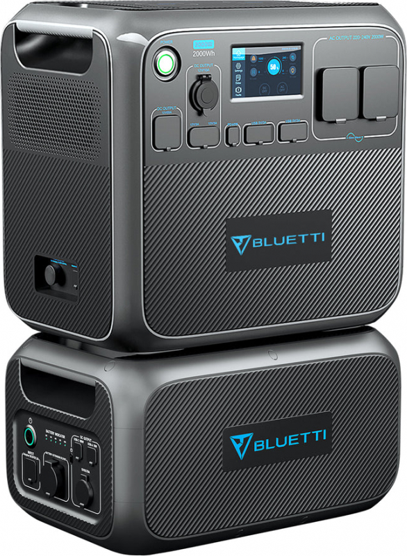 Bluetti AC200P + B230 mājas akumulatora rezerves stacija