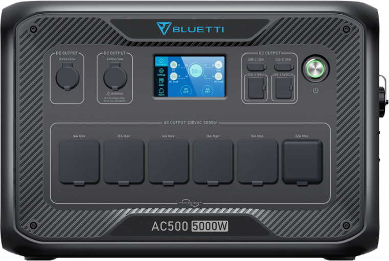 Bluetti AC500 + B300S mājas akumulatora rezerves stacija